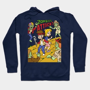 Zombies attack - Halloween Gift Hoodie